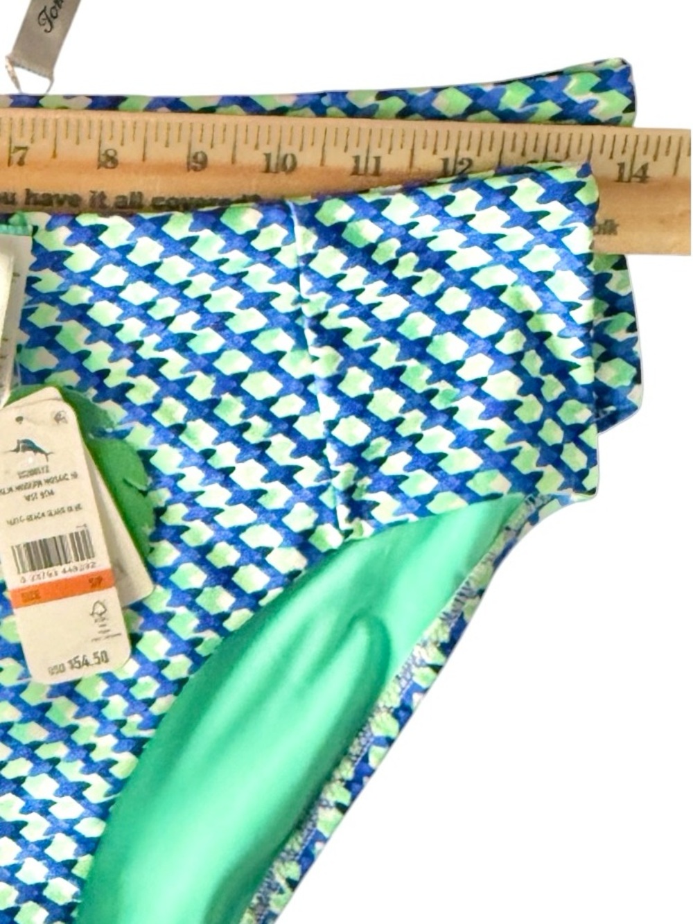 NWOT Tommy Bahama Palm Modern Mosaic Pool High-Waist Bikini Bottom - Picture 14 of 16